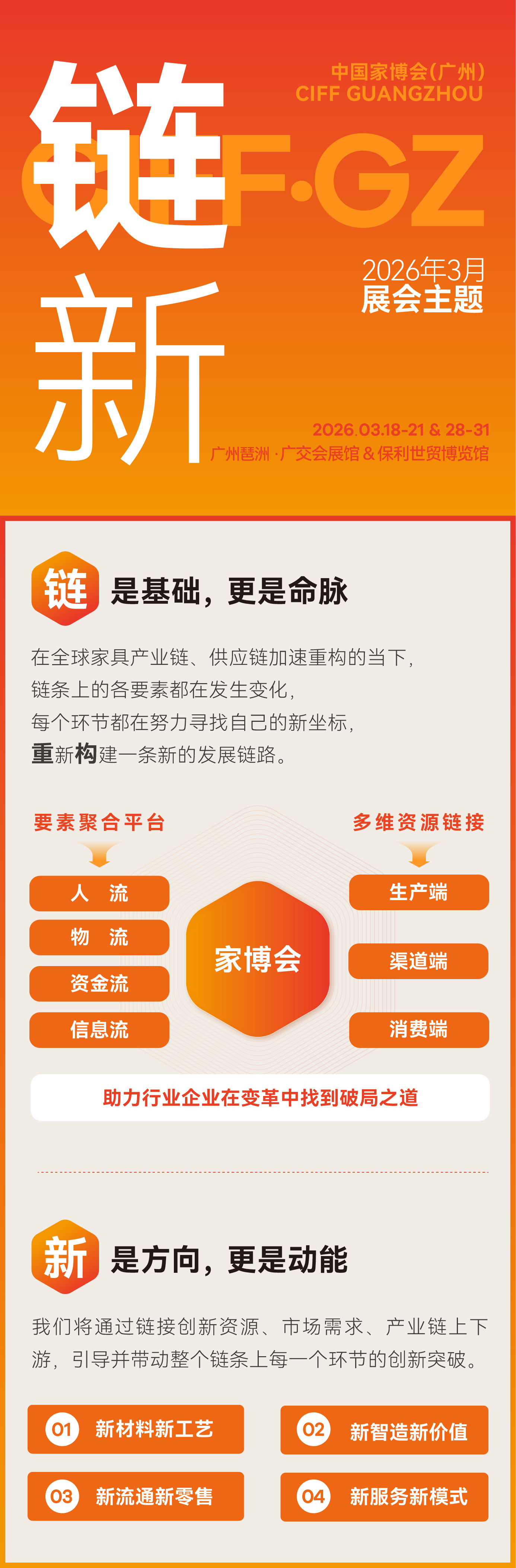 重要通知！2026第57届中国家博会（CIFF广州）价值链：设计焕新